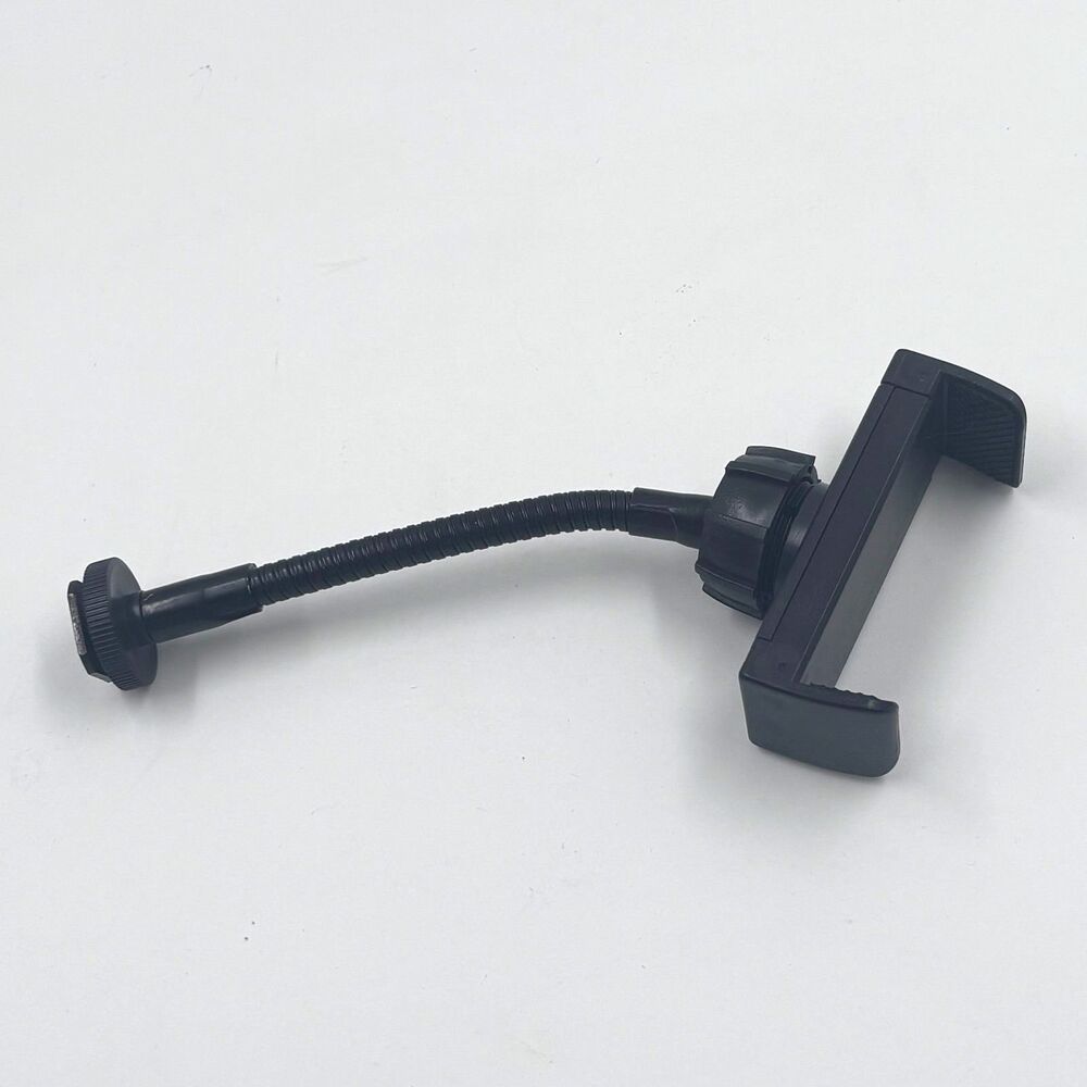 Flexible Gooseneck Phone Holder Mount Stand Clamp 1/4 Thread Ring Light Tripod
